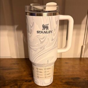 Stanley 40oz With Straw Swirl Pattern Travel Mug